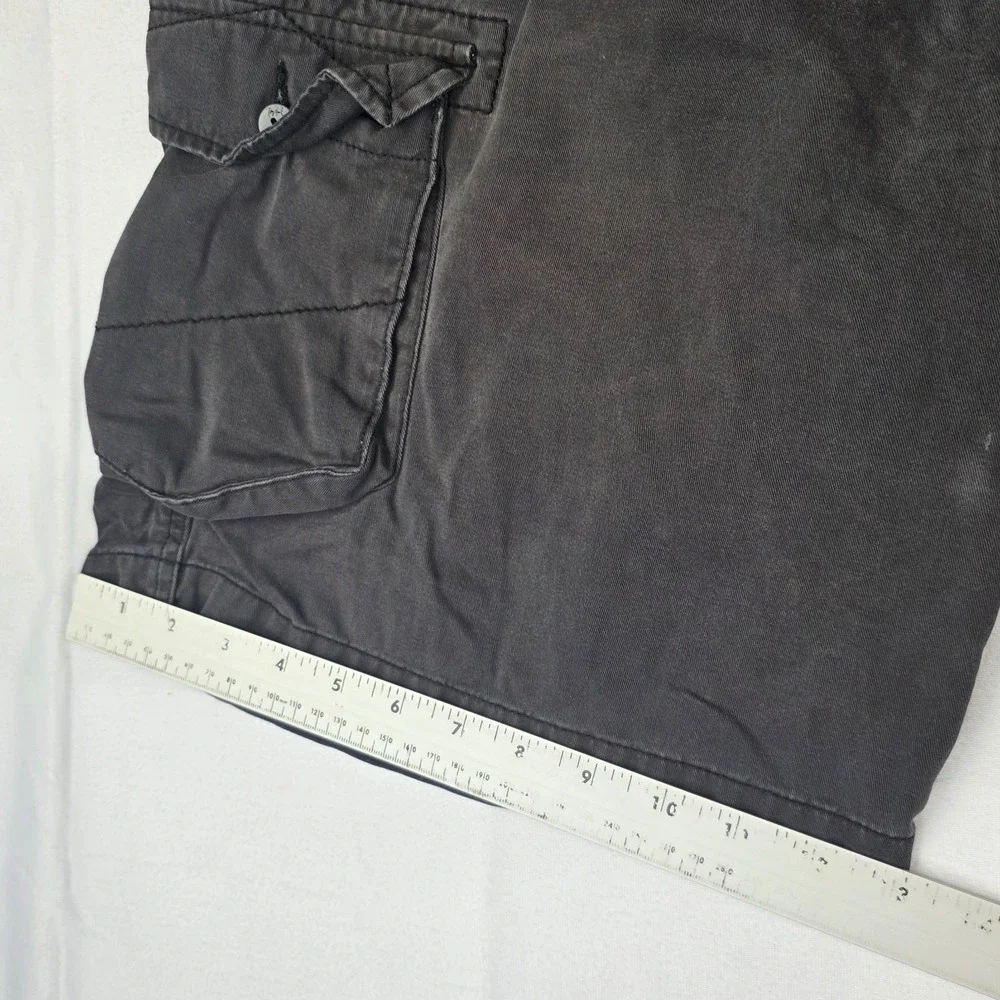 Vintage Tony Hawk Cargo Shorts Mens 38 Black Skate Casual Utility Pockets 90s